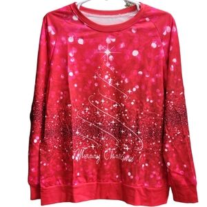 Merry Christmas Pull Over Size Large